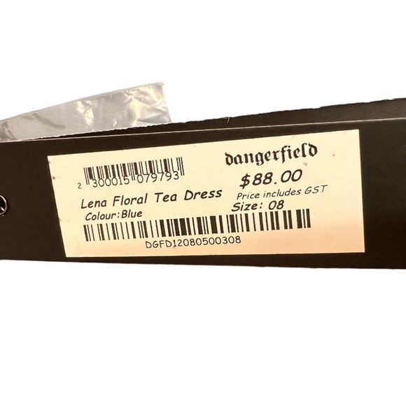 Dangerfield floral print mini Dress, size 8 - Picture 2 of 2